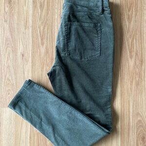 Women’s Olive Green Stretch Casual Pants